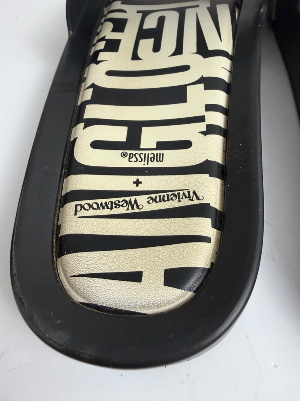 Vivienne Westwood x Melissa Anglomania 
Beach Slide Sandals Size 8 Punk Goth - Picture 8 of 15